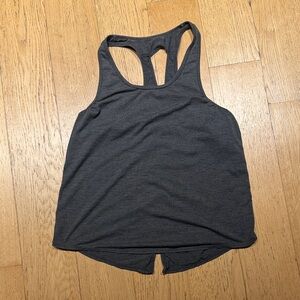 Zella Charcoal Racerback Tank Top
